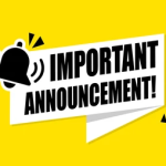 annoucement banner
